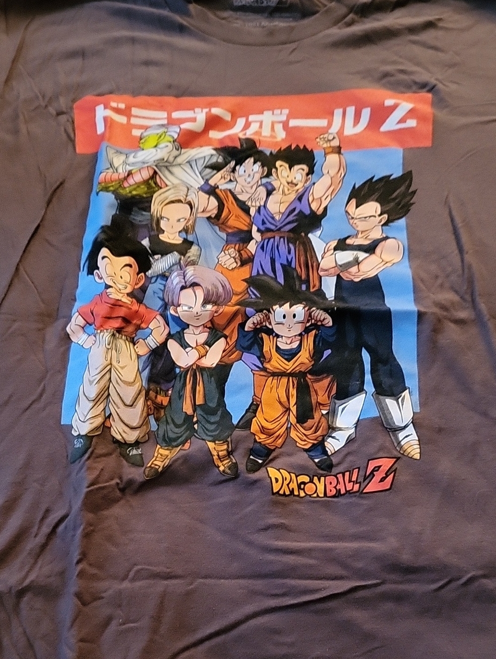 NWOT- Dragon Ball Z - Mens Large Graphic Tee - Dark Gray